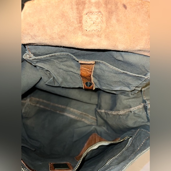 Campomaggi Genziana Canvas and Leather Shopper Tote - Picture 9 of 16